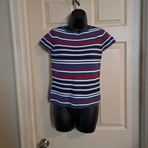 Talbots Striped  sweater size petite